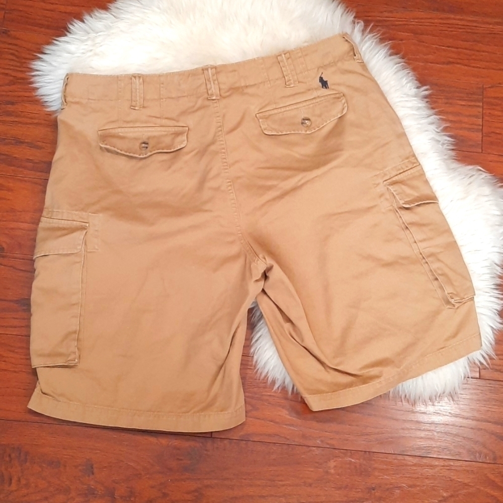 Polo Ralph Lauren Khaki Cargo Shorts - Picture 4 of 4